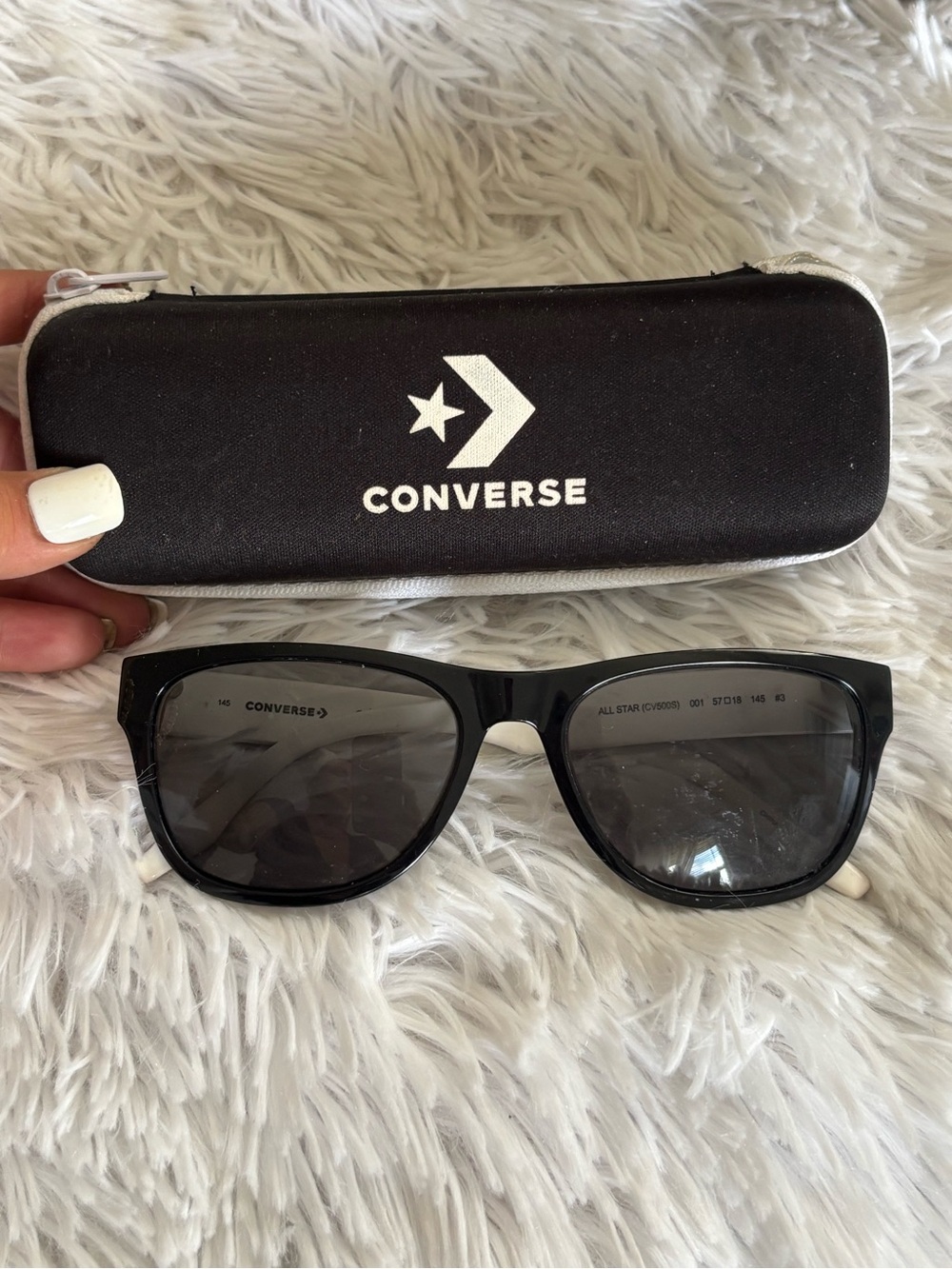 Converse Black Sunglasses with Branded Case